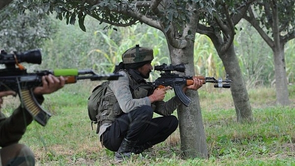 Lashkar-e-Taiba commander Abu Ismail and another terrorist have been killed in an encounter with the security forces in the outskirts of Srinagar. (Waseem Andrabi/Hindustan Times via Getty Images)