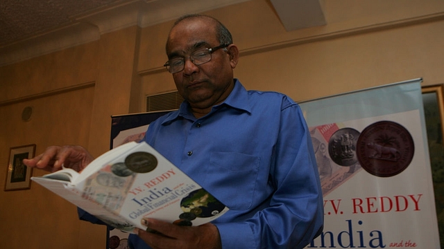 ExGovernor of RBI Y.V. Reddy at introduction of Book India and Global Financial Crisis in Mumbai on Thursday (Anshuman Poyrekar/Hindustan Times via Getty Images)