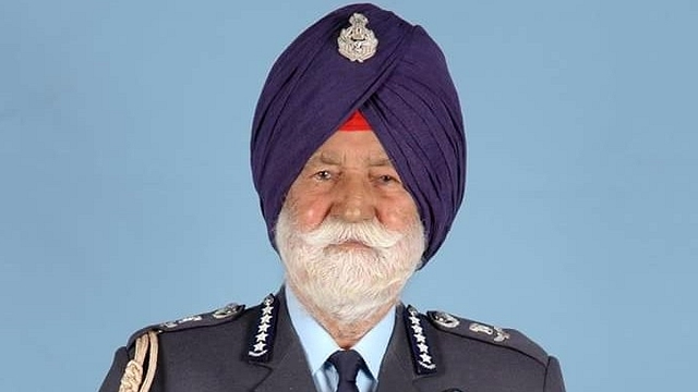 Air Force Marshal Arjan Singh (Indian Air Force/Twitter)