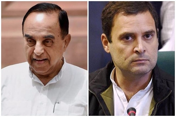 Subramanian Swamy and Rahul Gandhi