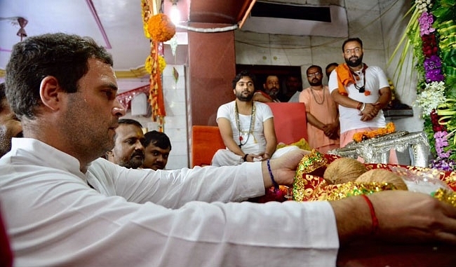 Rahul Gandhi’s ‘Soft Hindutva’ On Display In Gujarat, Visits Three Temples In A Day