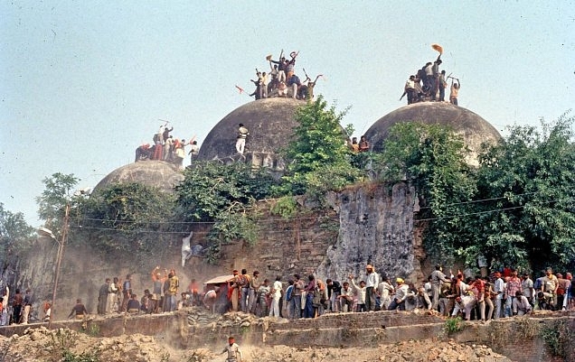 Babri Masjid at the Ram Janmabhoomi site