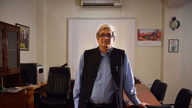 NITI  Aayog member and Chairman of the Prime Minister’s Economic Advisory Bibek Debroy. (Pradeep Gaur/Mint via GettyImages)