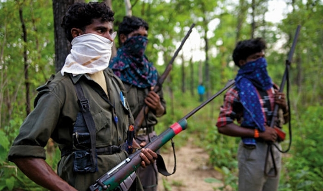 Left-wing terrorists in India’s ‘Red’ corridor.&nbsp;