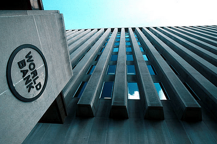 A view of the World Bank 
building in Washington, DC. (Per-Anders 
Pettersson/ Getty Images)

