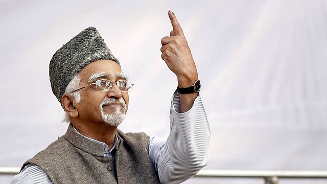 Hamid Ansari. (Ajay Aggarwal/Hindustan Times via Getty Images)