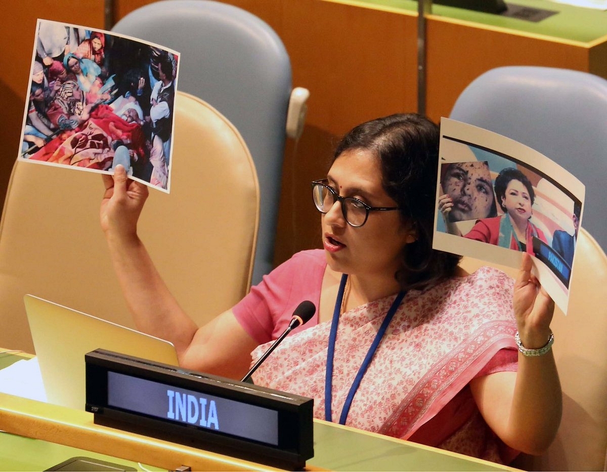 India Shows Picture Of Lt Umar Fayaz To Expose Pakistan At UNGA, Slams It For Using Fake Image 