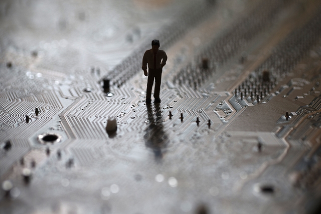  Motherboard of a computer (Joel Saget/AFP/Getty Images)