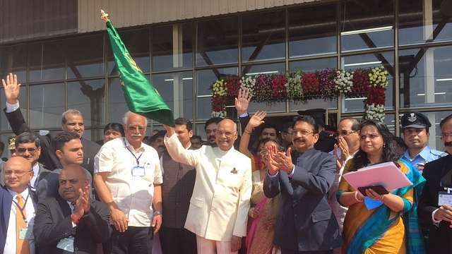 President Ram Nath Kovind inaugurates Shirdi airport (Twitter.com/@rashtrapatibhvn)