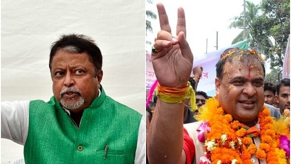 Mukul Roy and Himanta Biswa Sarma