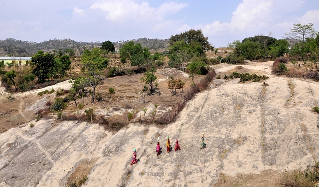 Samba Village in Jammu (Nitin Kanotra/Hindustan Times via Getty Images)