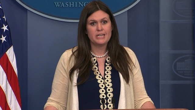 
White House Press Secretary Sarah Sanders

