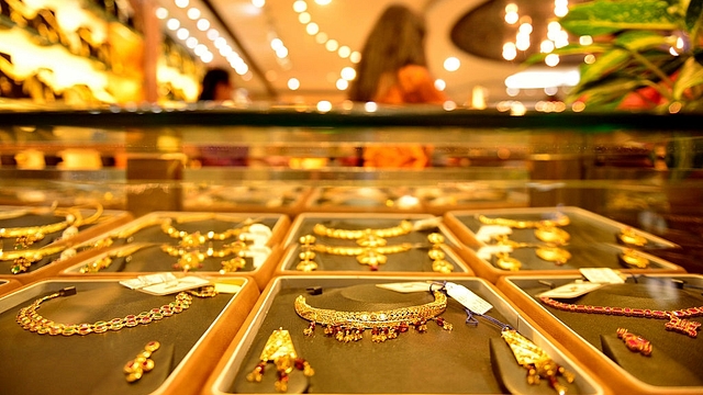 Inside view of a jewellery shop  in Connaught Place  New Delhi, India. (Pradeep Gaur/Mint via GettyImages)