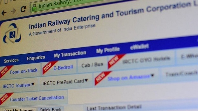 IRCTC Indian Railways Train Ticket Booking Website

