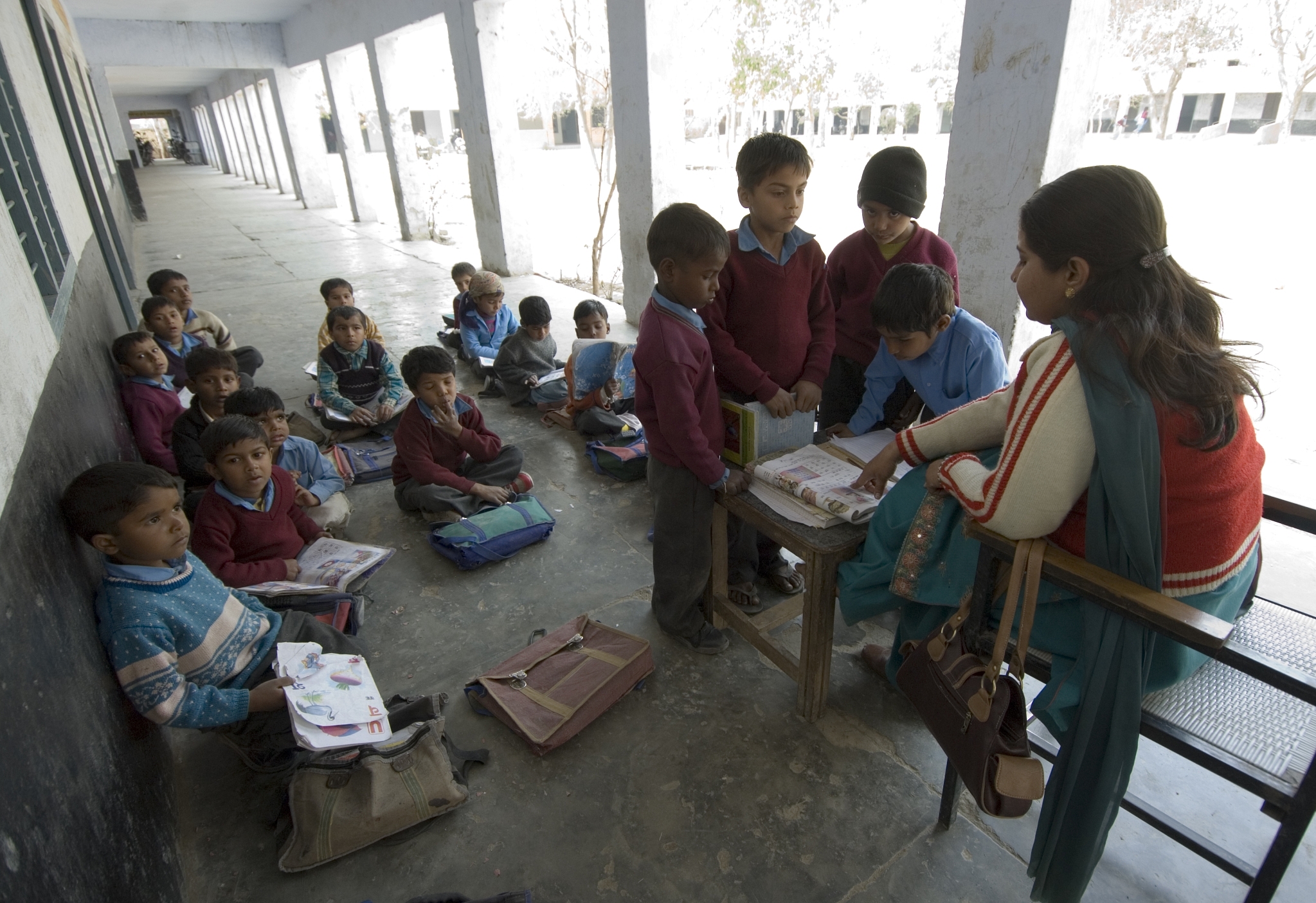 A government school (Priyanka Parashar/Mint via Getty Images)