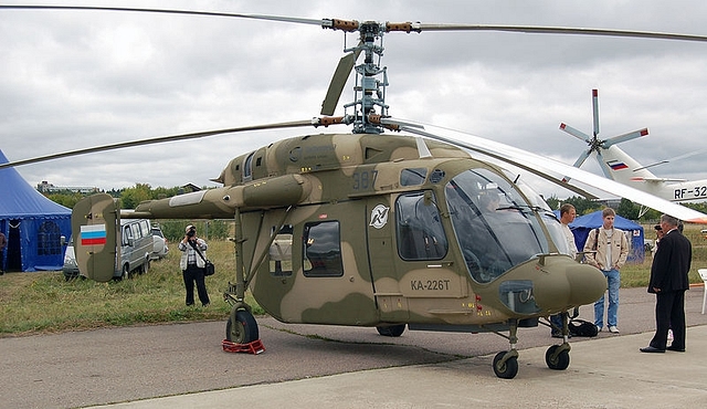 A KA-226T Kamov helicopter. (Wikimedia Commons)