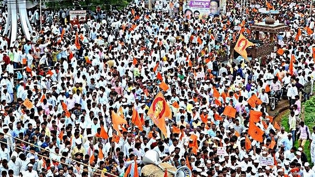 Lingayat agitation on the streets of Bidar