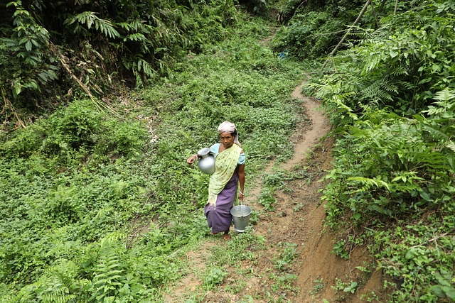 A tribal woman in Tripura