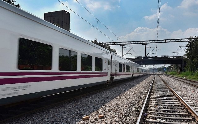 Talgo Train running between Delhi-Mumbai. (AJay Aggarwal/Hindustan Times via Getty Images)