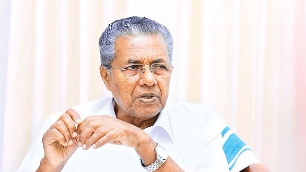 Chief Minister of Kerala Pinarayi Vijayan, photographed in Delhi’s Kerala house. (Ramesh Pathania/Mint via Getty Images)