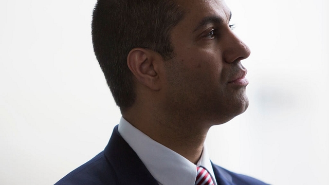 Federal Communications Commission Chairman Ajit Pai before speaking at an internet regulation event at the Newseum April 26, 2017 in Washington, DC. (Eric Thayer/Getty Images)