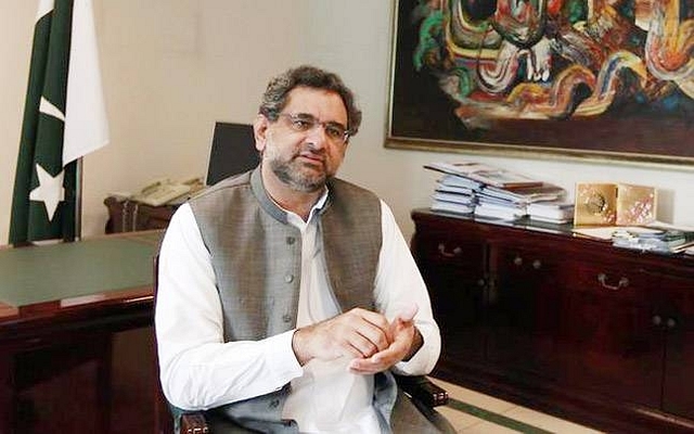 Pakistan Prime Minister Shahid Khaqan Abbasi