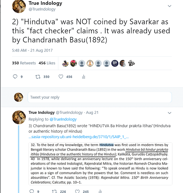 ‘True Indology’ Responds