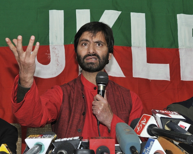 Kashmiri separatist and JKLF chairman Yasin Malik. (Photo by Waseem Andrabi/Hindustan Times via Getty Images)