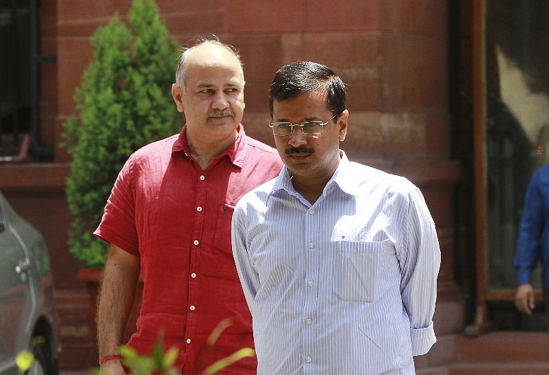 

Arvind Kejriwal and Manish Sisodia (Sanjeev Verma/Hindustan Times via Getty Images)