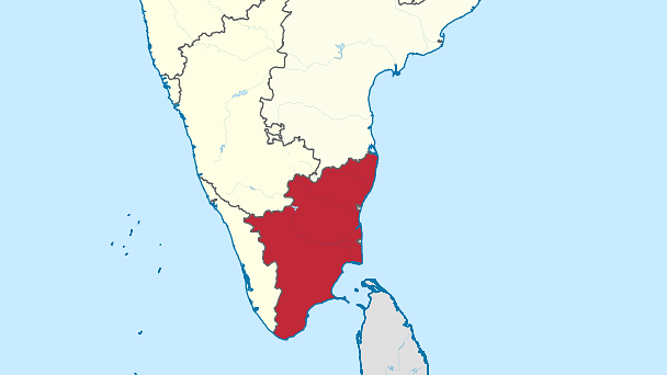 Map of Tamil Nadu. (TUBS/Wikimedia Commons)