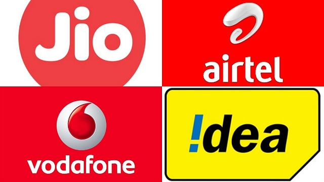 Jio, Airtel, Vodafone and Idea (Representative image)