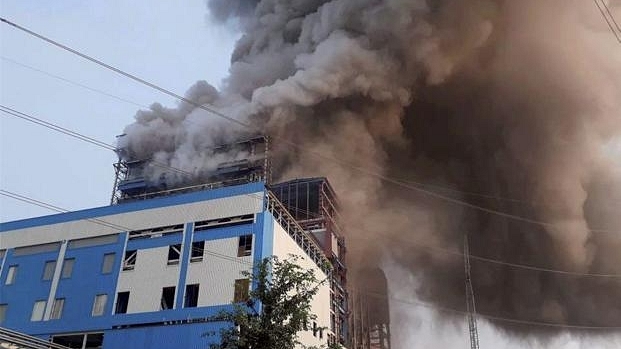 The blast occurred in the boiler area of a recently commissioned 500 MW unit at NTPC’s Unchahar plant in Raebareli district of Uttar Pradesh. (PTI)