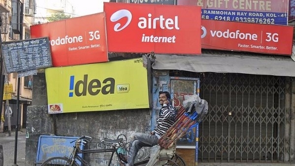 Advertisements for Vodafone, Idea and Airtel