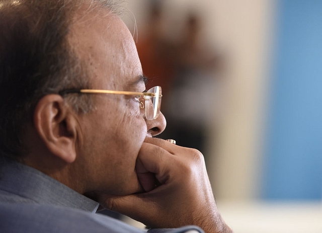 Finance Minister Arun Jaitley. (Sonu Mehta/Hindustan Times via GettyImages)