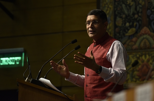 CEA to the Indian Government, Arvind Subramanian. (Virendra Singh Gosain/Hindustan Times via Getty Images)