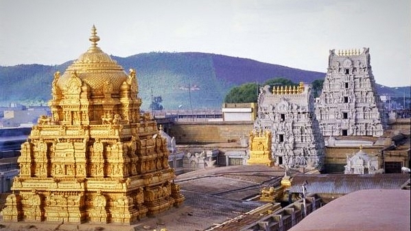 The Tirupati Tirumala temple. (naidusudhakar via Twitter)