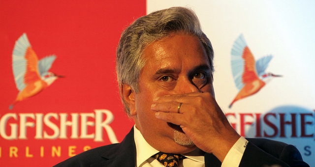 Vijay Mallya speaks during a media conference. (Anshuman Poyrekar/Hindustan Times via Getty Images)