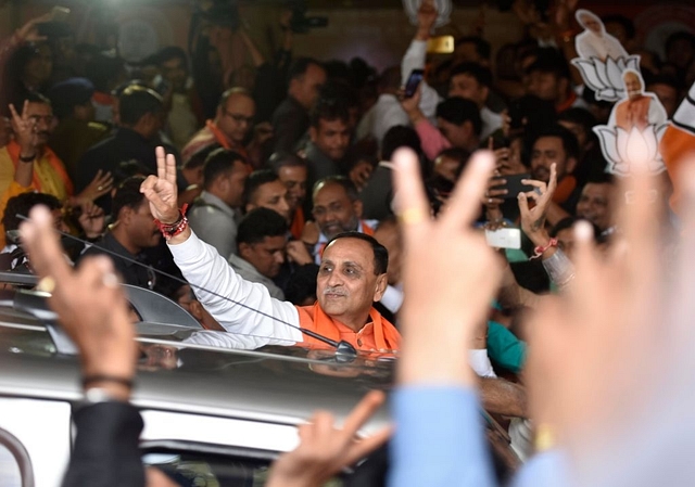 Gujarat CM Vijay Rupani. (Satish Bate/Hindustan Times via Getty Images)