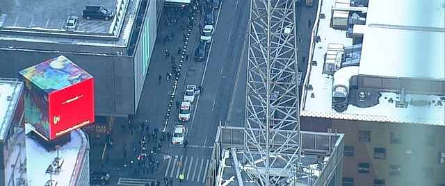 Police at the Spot of the Bombing (ABC News/Twitter)