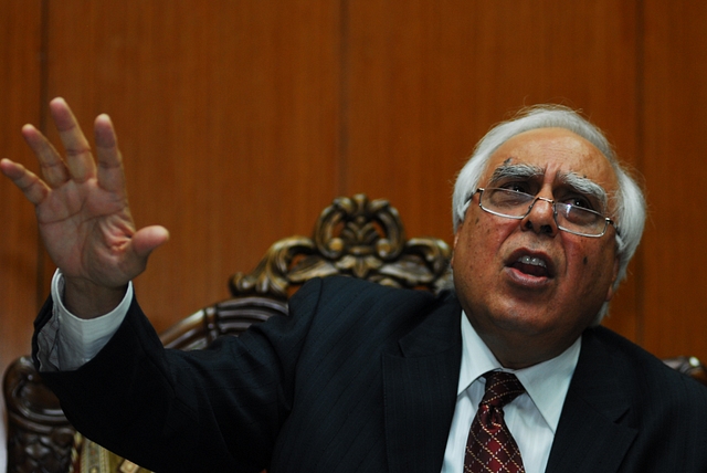 Congressman and lawyer Kapil Sibal. (Pradeep Gaur/Mint via Getty Images)