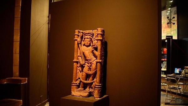 A sculpture at The Body in Indian Art exhibition at the national museum in New Delhi, India. (Pradeep Gaur/Mint via Getty Images)