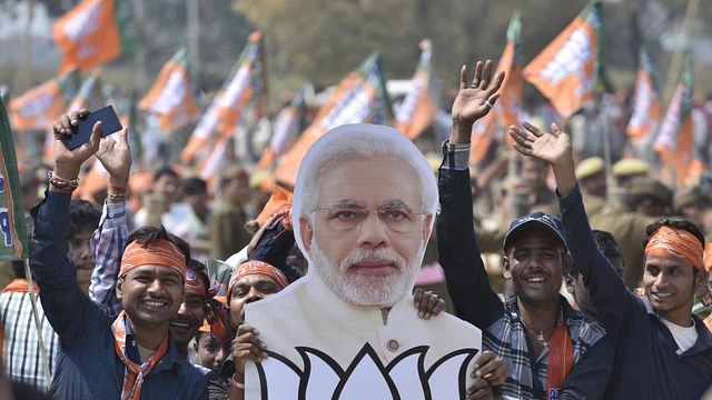 BJP rally (Arun Sharma/Hindustan Times via Getty Images)