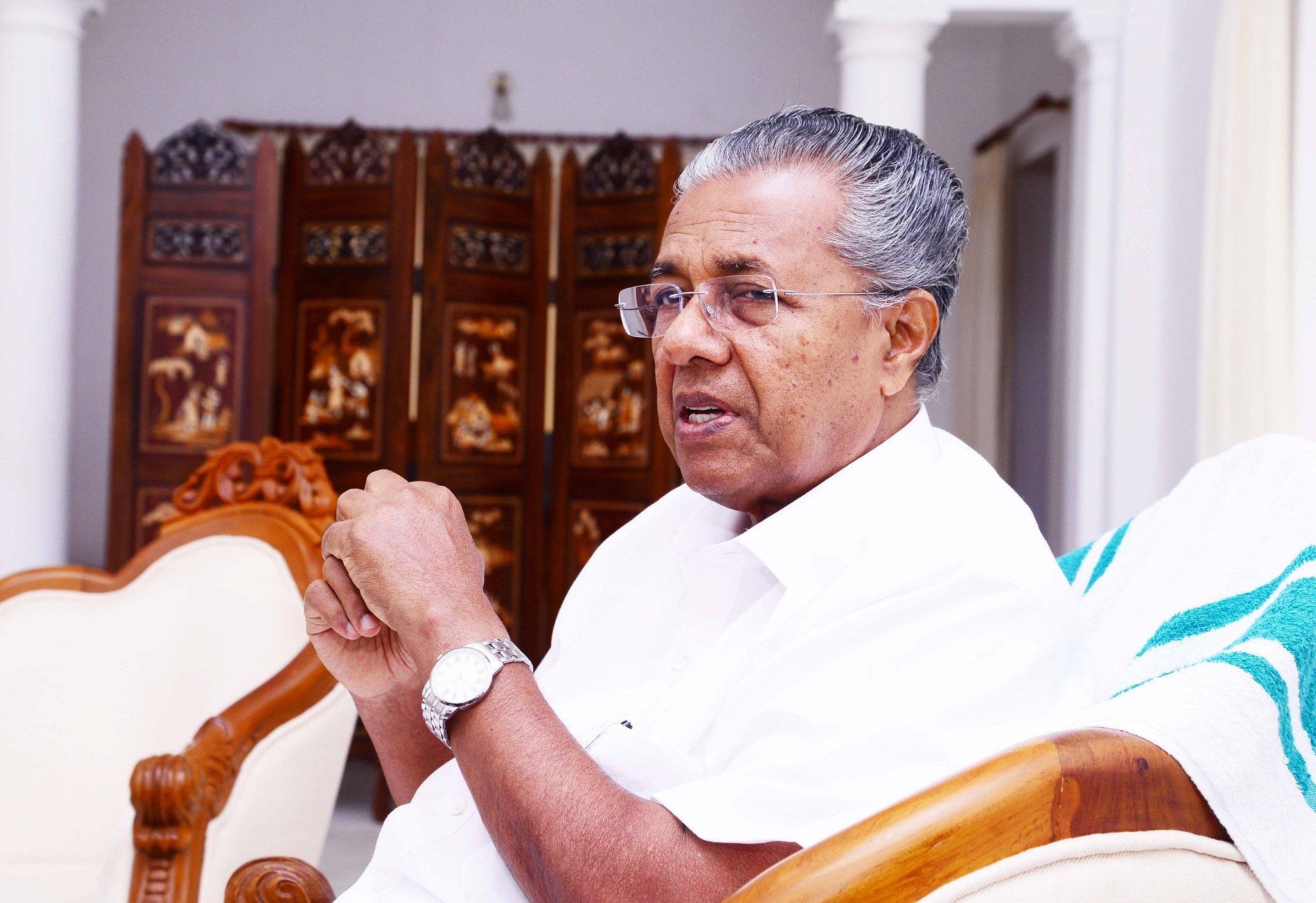 Kerala Chief Minister Pinarayi Vijayan. (Ramesh Pathania/Mint via Getty Images)