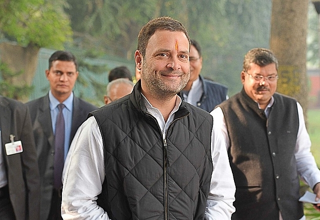 Rahul Gandhi is the new Congress party president. (Arvind Yadav/Hindustan Times via Getty Images)