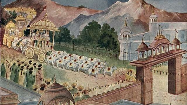 A rendering from the Mahabharata