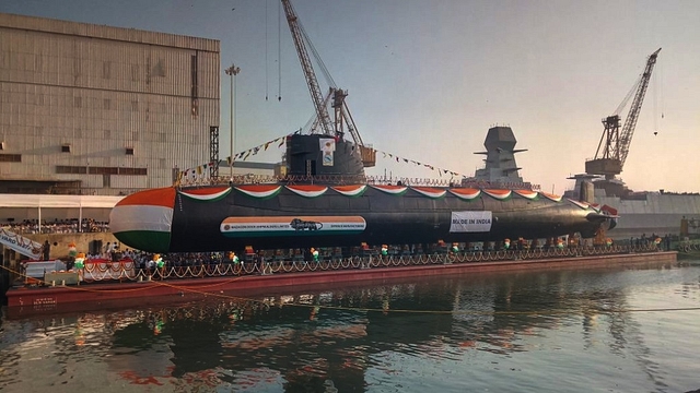 INS Vela is the fourth to roll out in the series, leaving the last two- INS Vagir and INS Vagsheer, which are in the advanced stages of manufacturing remain. (image via @indiannavy/Twitter)