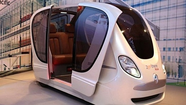 Masdar’s 2getthere pod taxi (Twitter)