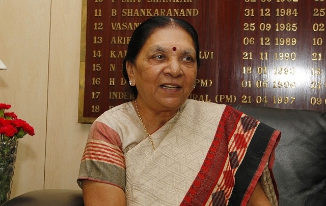 Anandiben Patel. (Arvind Yadav/Hindustan Times via Getty Images)