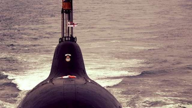 <span class="img-banner-caption">                            INS Chakra, a nuclear submarine leased from Russia. (Indian Navy/Wikipedia)                          </span>