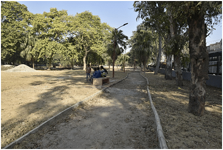 Jogging track undergoing a revamp at Gol Bagh (source: CRCI)